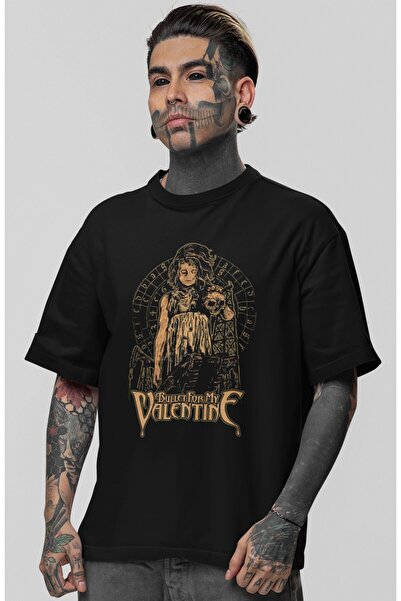 SEVBANO Bullet for My Valentine Rock Metal Music Band Printed Unisex Oversize...