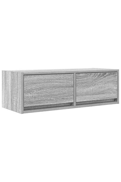 vidaxl TV cabinet Sonoma Grey 80x31x25.5 cm processed wood
