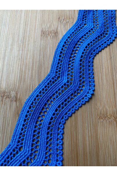 Lorin hobi Saks Blue Guipure Width 5.5 cm Length 1 Meter