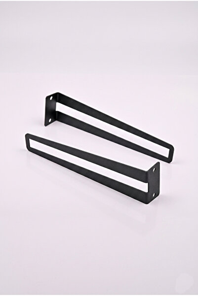 mazory decor İskandinav Tarzı Metal Duvar Rafı Tutucu Aparatı – 2'li Set, Mod...