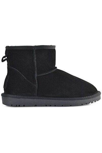 OEM Μαυρο χαμηλό δερμάτινο Australian Boot Kelara 41202