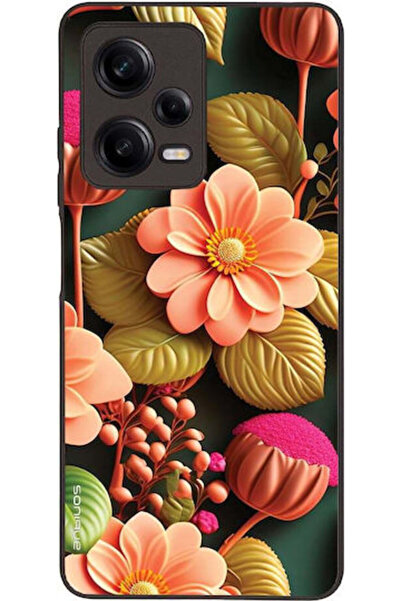 Other Θήκη Sonique Σειράς 3D Λουλουδιών για Xiaomi Redmi Note 12 Pro 5G Σολομί