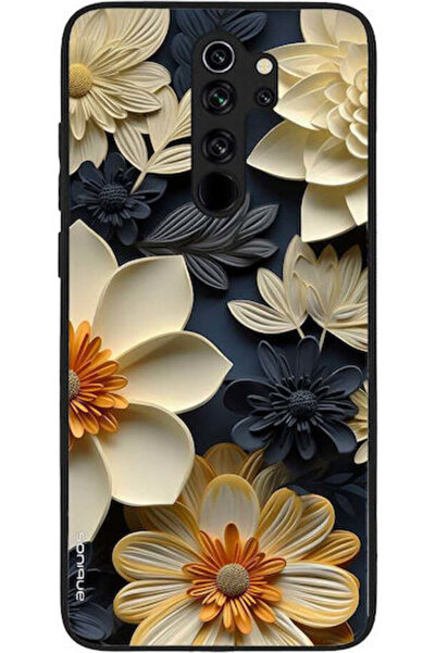 Other Θήκη Sonique Σειράς 3D Λουλουδιών για Xiaomi Redmi Note 8 Pro Κρεμ