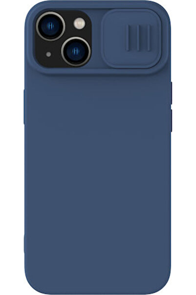 Nillkin Camshield Μεταξένια Πίσω Θήκη Σιλικόνης Μπλε (iPhone 14 Plus) Κωδικός...