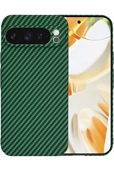 Techsuit Carbonite Fibershell Πίσω Κάλυμμα Σιλικόνης Πράσινο (OnePlus 9 Pro)