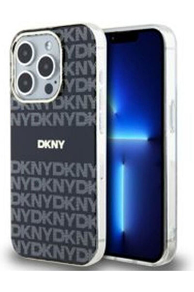 Dkny Iml Μονόχρωμη & Ριγέ Θήκη Magsafe Πίσω Κάλυμμα Πλαστικό Μαύρο (iPhone 14...