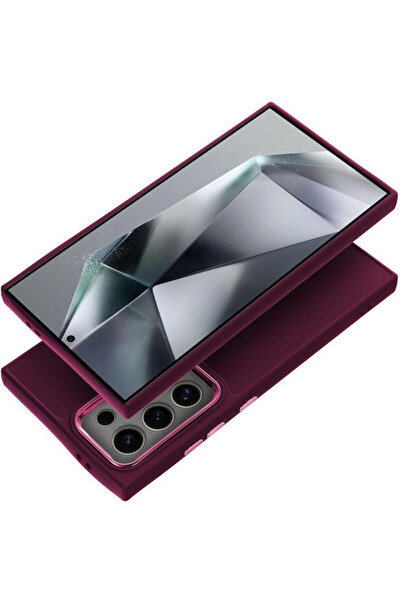 OEM Πίσω Κάλυμμα Σιλικόνης / Πλαστικό Μωβ (SAMSUNG S25 Plus)