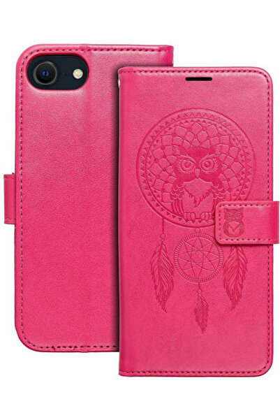 OEM Mezzo Book Συνθετικό Δέρμα Ονειροπαγίδα Ματζέντα (iPhone 8/7)