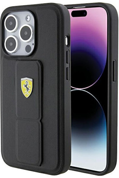Ferrari Πίσω Κάλυμμα Πλαστικό Μαύρο (iPhone 15 Pro Max) Κωδικός: FEHCP15XGSPSIK