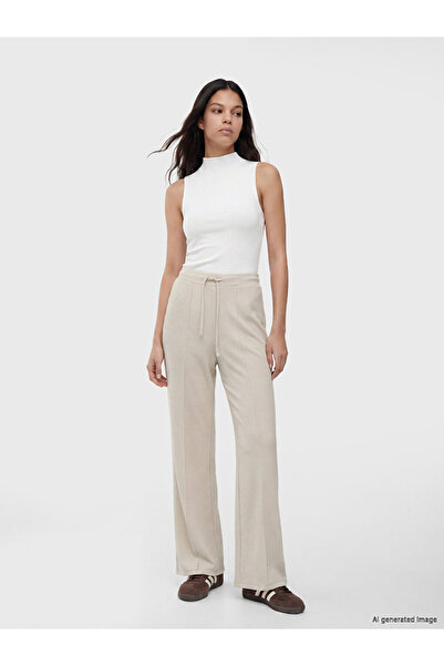 LC Waikiki Rmz Gi̇yi̇m Farkiyla Spanish Paça Soft Touch Women's Sweatpants