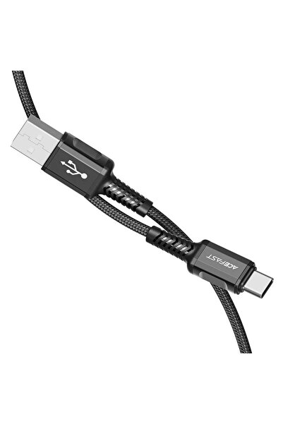 Acefast C1-04 Cable – USB to Type-C Fast Charging 3A and Durable Design