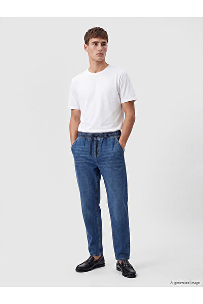 LC Waikiki بنطلون جينز رجالي من Indigo Baggy Fit