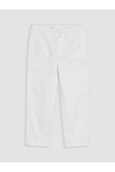 LC Waikiki White Boy's Gabardine Trousers