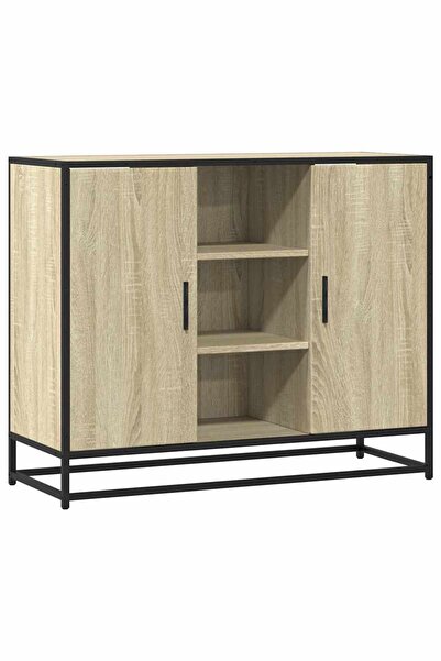 vidaxl Dulap, stejar sonoma, 92x35x76 cm, lemn prelucrat