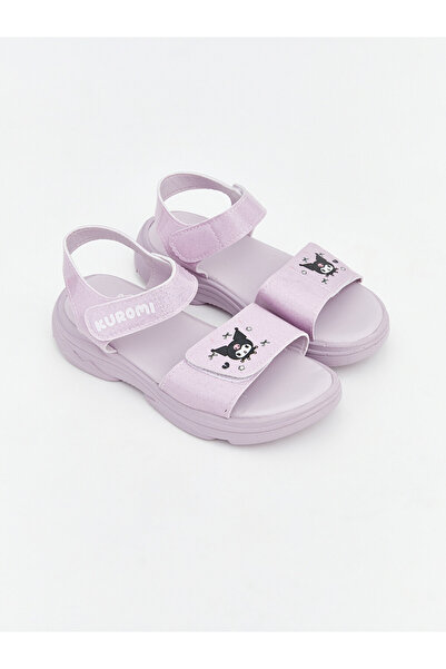 LC Waikiki Sandały dziewczęce z nadrukiem Lilac Kuromi od GÜLİS GİYİM