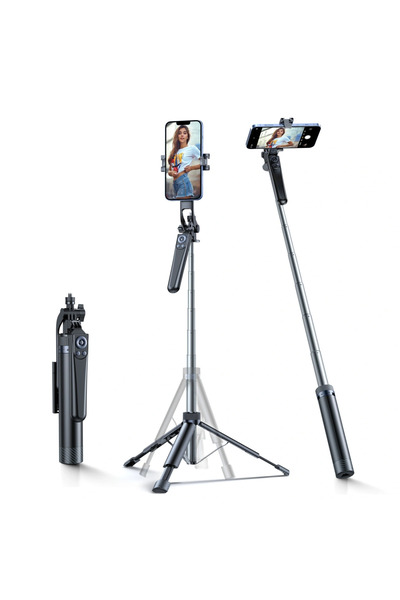 WOZINSKY Telescopic Selfie Stick For Phones Phone Holder 1.7M