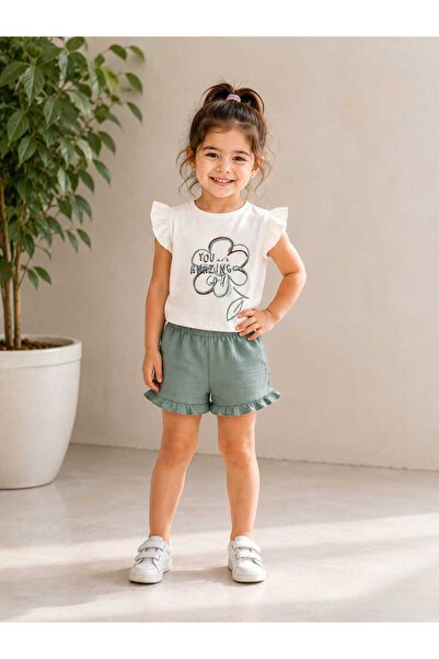 Minitex Girl's 2-Piece Shorts Suit
