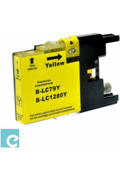 OEM Συμβατό Φυσίγγιο Μελάνης Lc1280y για Εκτυπωτή Inkjet Brother, Κίτρινο, 1 ...