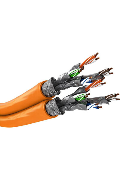 goobay Καλώδιο Ethernet S/FTP Cat.7a 50μ Πορτοκαλί Κωδικός: 75714