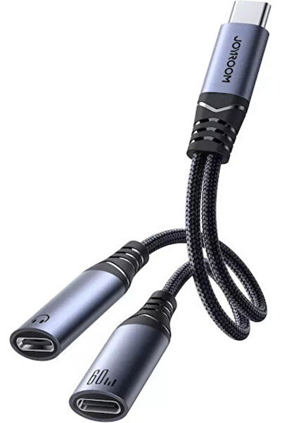 Joyroom Μετατροπέας USB-C αρσενικό σε USB-C 2x θηλυκό 1 τεμάχιο SY-C03