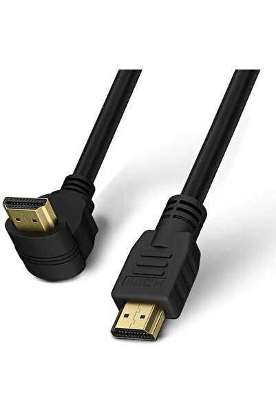 Techly Γωνία (90 ° Καλώδιο HDMI αρσενικό - HDMI αρσενικό 1μ Χρυσό Κωδικός: IC...