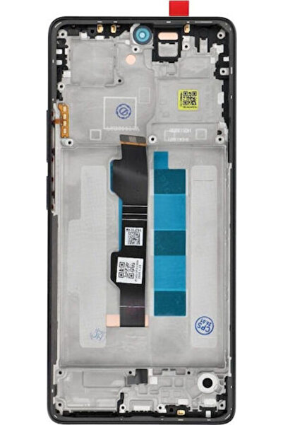 OEM Οθόνη με μηχανισμό αφής και πλαίσιο για Redmi Note 13 Pro 4g (Μαύρο)