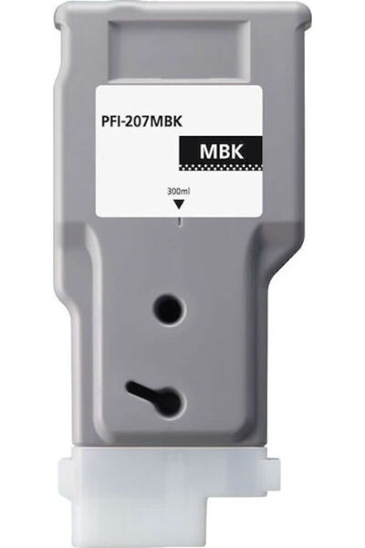 OEM Συμβατό μελάνι για εκτυπωτές inkjet Canon PFI-207MBK 300ml Μαύρο 1 τεμάχιο