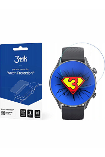 3MK Προστατευτικό Οθόνης Arc 3 Pack για το Amazfit GTR 3, 3 τεμάχια