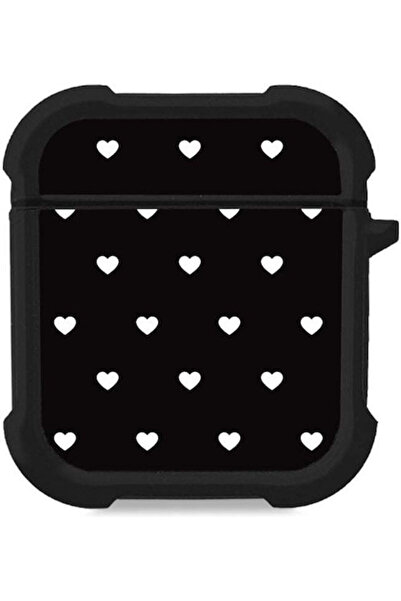 Other Θήκη Σιλικόνης Sonique Σειρά Heart AirPods 1/2 Μαύρο 02