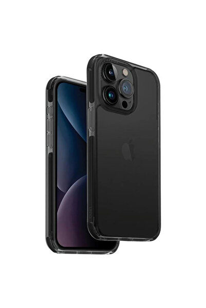 uniq Carcasă de luptă pentru iPhone 15 Pro 6.1, Protecție la cădere, Negru Ca...