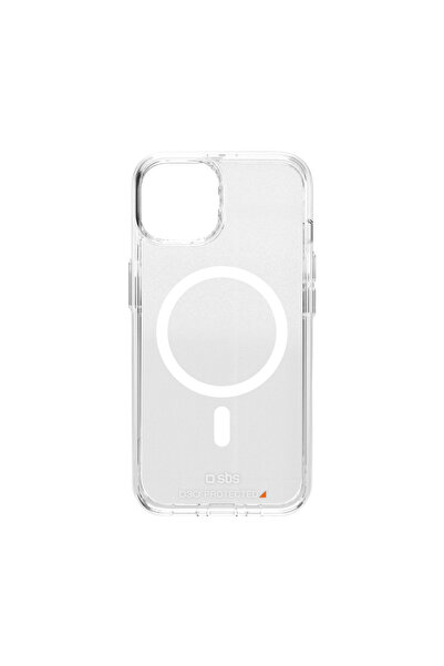 SBS Husă D3O pentru iPhone 14 13, compatibilă Magsafe, transparentă, cu prote...