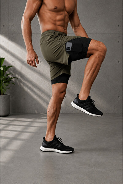 RUNFLEX Erkek Paraşüt Kumaş Hızlı Kuruma Antreman-Halı Saha- Fitness Kısa Tay...