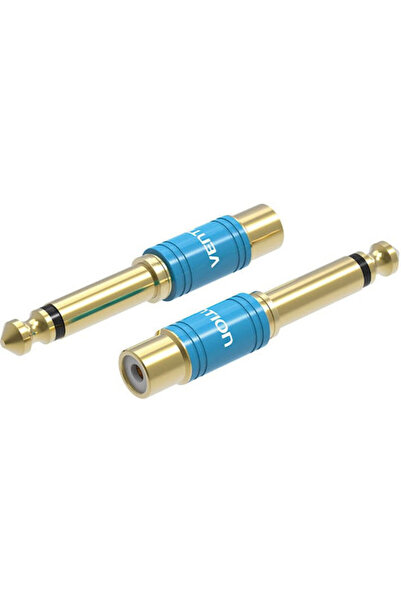 Vention Vdd-c03 Μετατροπέας αρσενικό 6.3mm σε θηλυκό RCA Μπλε 1 τεμάχιο