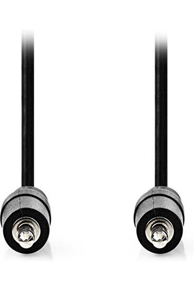 Nedis Καλώδιο Jack 3.5mm Αρσενικό - Αρσενικό 3.5mm Μαύρο 5μ με επιχρυσωμένα α...