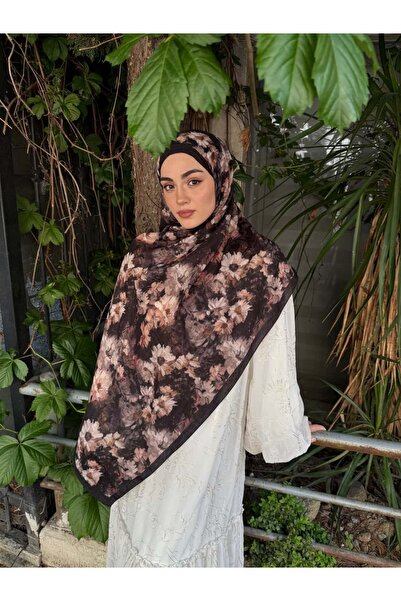 ARZU SEMA Elya Desen Sahra Bamboo Crush Shawl 75X185 cm