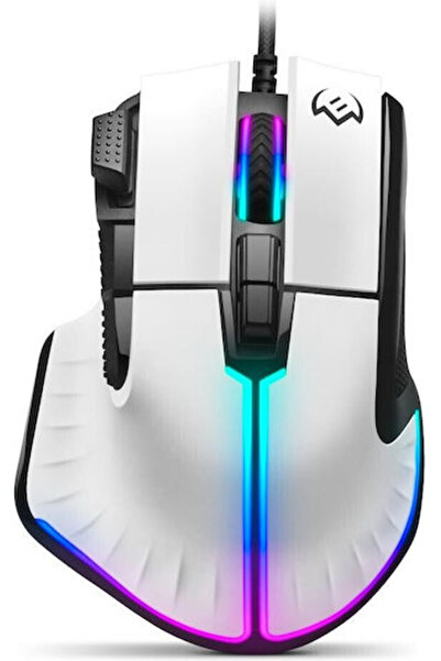 Sven RX-G990 RGB Ποντίκι Gaming 12400 DPI Λευκό