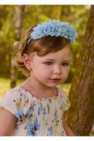 MAYORAL Baby Girl Floral Crown Blue