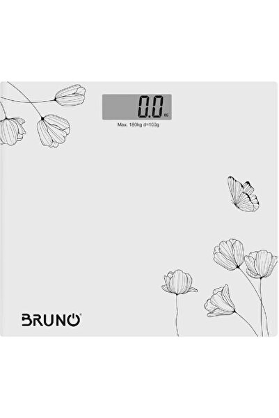Bruno Ψηφιακή Ζυγαριά Μπάνιου Λευκή BRN-0055
