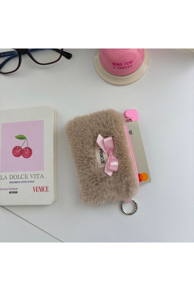 PİNKUE Κοκέτικο Μίνι Πορτοφόλι\ Θήκη για AirPods\ Διακοσμητικό Τσάντας\ Θήκη ...