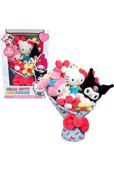 Hello Kitty Λούτρινο Μπουκέτο 30εκ HKT22000