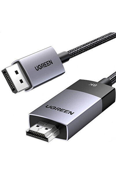 Ugreen Καλώδιο DisplayPort αρσενικό - HDMI αρσενικό 1μ Μαύρο (80395)