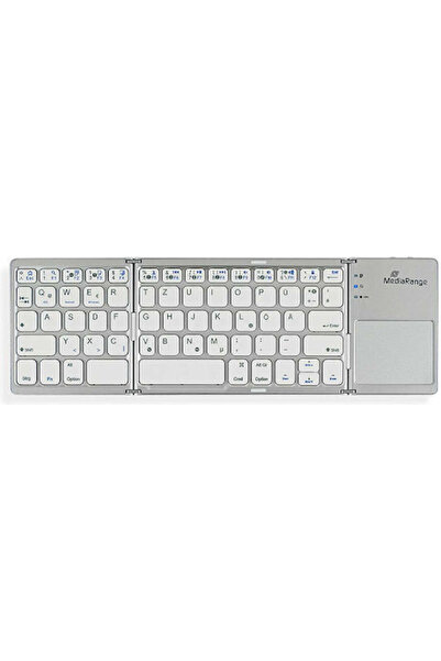 MediaRange MROS133-GR Ασύρματο πληκτρολόγιο Bluetooth με επιφάνεια αφής, Ελλη...