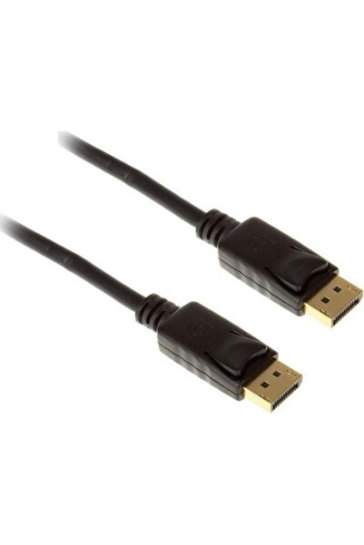 Techly Καλώδιο DisplayPort Αρσενικό - DisplayPort Αρσενικό 1μ Μαύρο