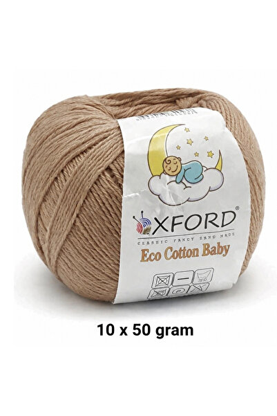 Oxford İplik 10'lu Paket Eco Cotton Baby - Ince Cotton Ip - Tığ Işi - Punch I...