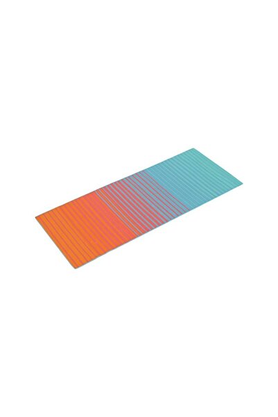 OEM Roll-type Beach Mat, Gradient Colored with Striped, 180 x 72 cm, for Summer