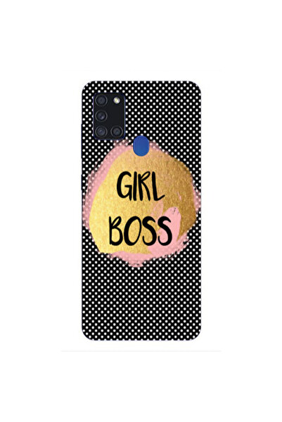 Other Samsung A21S Girl boss make up Transparent Silicone TPU Θήκη