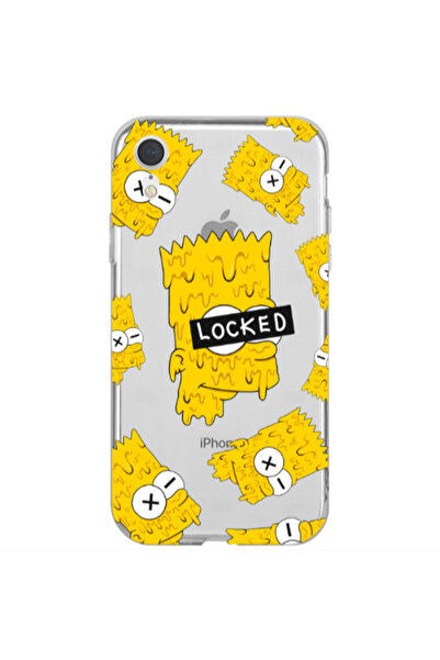 Other Apple iPhone Xr Bart Simpson Transparent Silicone TPU Θήκη