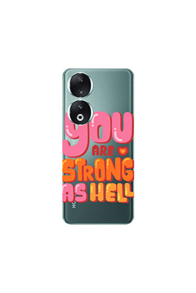 Other Honor 90 5G You are Love Strong Transparent Silicone TPU Θήκη