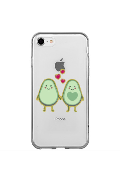 Other Apple iPhone SE 2020 Avocados Transparent Silicone TPU Θήκη