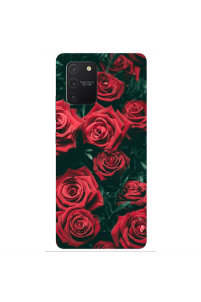 Other Samsung S10 Lite / A91 Red Roses Transparent Silicone TPU Θήκη